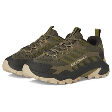 Imagem de Merrell Tênis de caminhada masculino Moab Speed 2, Oliva, 47