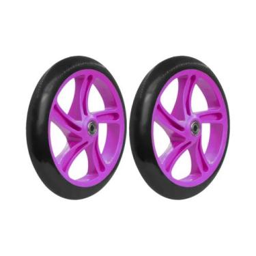 Imagem de Rodas De Scooter Para Adultos De 200mm Com Rolamentos ABEC 7, Substitu