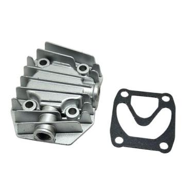 Imagem de Kit Tampa do Cilindro + Junta Compressor de Ar Motomil CMI-7,6/24 - Gm