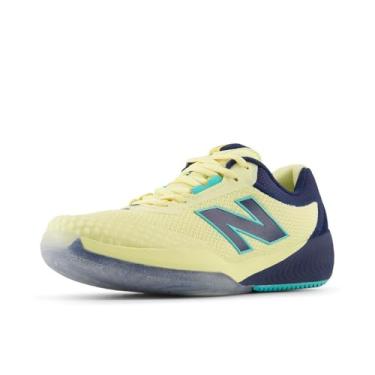 Imagem de New Balance FuelCell 996 V6 Tênis feminino, Pergaminho/Nb azul-marinho, 36
