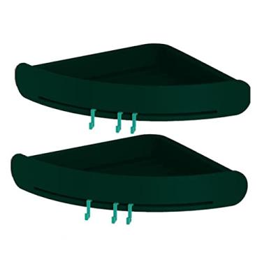 Imagem de Prateleiras de chuveiro, prateleiras de canto para banheiro, organizador de parede, prateleira de chuveiro, suporte de xampu de parede, prateleira para banheiro, 1/2 peças, suporte de chuveiro