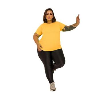 Imagem de Camiseta Plus Size Veste Legging T-shirt em Poliamida DryFit G1 G2 G3 