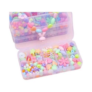 Imagem de Conjunto De Joias DIY Para Meninas Com Miçangas, Pulseira, Colar, Brin