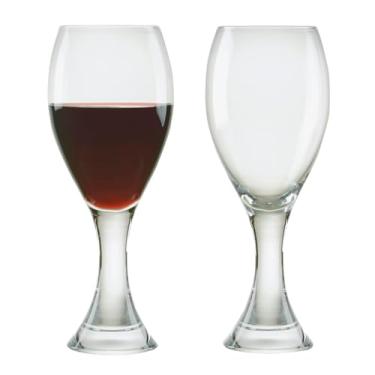 Imagem de Anton Studio Designs - Taças de vinho tinto Manhattan | Conjunto de 2 | Capacidade de 450 ml por copo | Presente de taça de vinho, copos transparentes