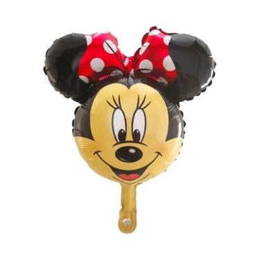 Imagem de Balões De Folha Mini Mickey E Minnie Mouse Da Disney, 10 Peças, Decora