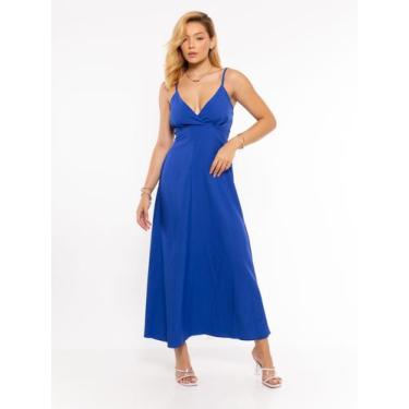 Imagem de Vestido Longo de Festa com Laço Ves001 Elegante Confortável e Atempora