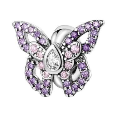 Imagem de Charms De Prata Esterlina 925 Para Mulheres, Espaçadores De Silicone, 