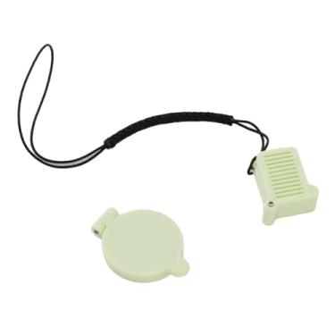 Imagem de Generic Tampa Instantânea do Botão do Obturador da Câmera, Tampa Protetora Botão Obturador da Câmera Anti Mistouch Ajuste Confortável Anti Perda Corda Pc Abs para Largo 400 (Verde claro)