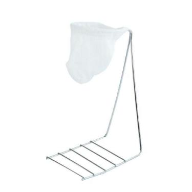 Imagem de Coador de Café Pano 21cm com Suporte Metal - Tudo em Caixa - Genérico