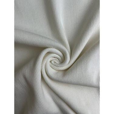 Imagem de Tecido Punho de Roupa Ribana Retalho Malha Canelada Tubular - Demodê A