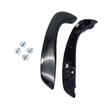 Imagem de Compatível com Renault Megane 3 III Fluence 2008-2016 Maçaneta da porta interna dianteira esquerda direita interna dentro da tampa externa 809600015R 197012651(Glossy Black-Set-R)