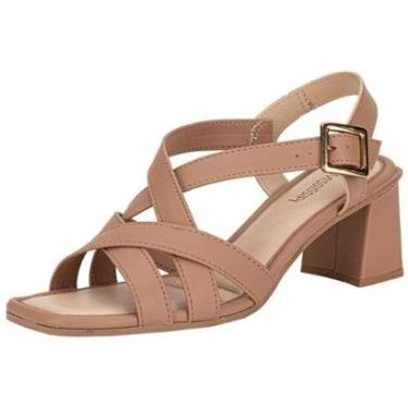 Imagem de Sandália Feminina Salto Grosso Mississipi Mf233-Feminino