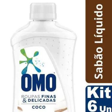 Imagem de Kit 6 Lava Roupas Infantil Finas Delicadas Tecidos Coco Omo