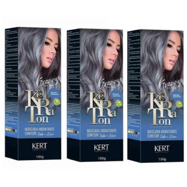 Imagem de Kit 3 Tonalizante Keraton Banho De Brilho Granny - Kert
