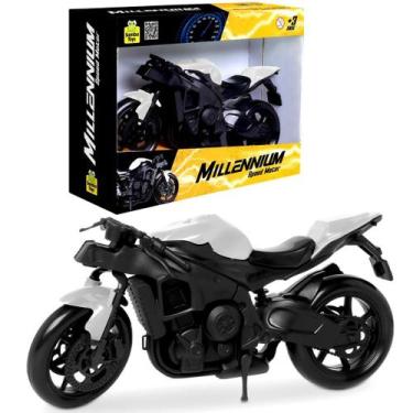 Imagem de Brinquedo Moto Motinha Infantil Millennium - Samba Toys, Branco