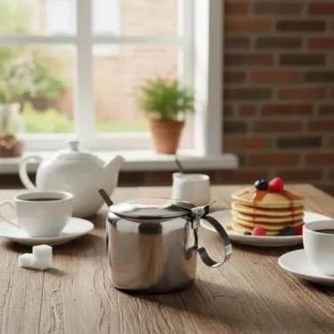 Imagem de Açucareiro em Aço Inox com Colher – 250 g