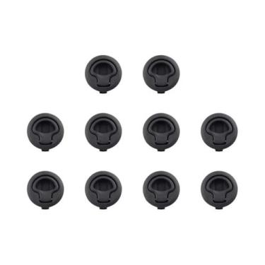 Imagem de Fechadura De Porta De Barco De Plástico 61mm Com Trava Redonda Embutid