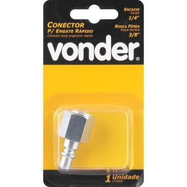 Imagem de Conector Femea Rosca 1/4x3/8" com 1 peça - Vonder
