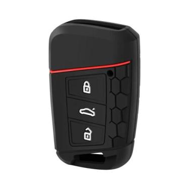 Imagem de Capa De Silicone Para Chave Remota De Carro VW Passat B8 Skoda Kodiaq 
