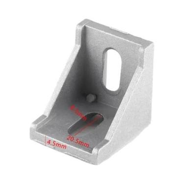 Imagem de Conector De Canto Para Perfil De Alumínio, Suporte De Fixação Para Peç
