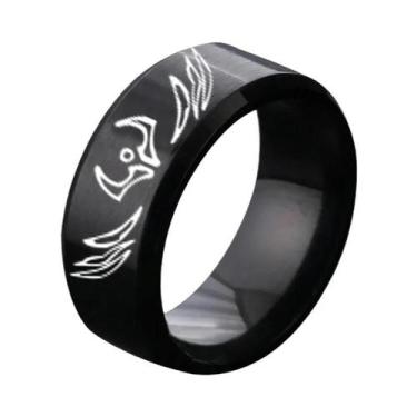 Imagem de Anel De Aço Inoxidável a Laser Jujutsu Kaisen Ryomen Sukuna Yuji Itado