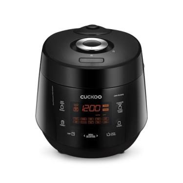 Imagem de CUCKOO CRP-PK1001S | Panela de arroz de pressão de 10 xícaras/2,5 litros (não cozida) | 12 opções de menu: quinoa, arroz escaldado, GABA/arroz integral, multi-grãos e mais, feito na Coreia | Preto, 19