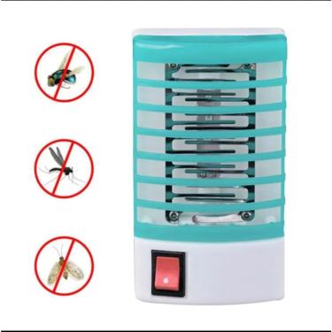 Imagem de Kit 2 Repelentes Elétrico de Insetos com Luz UV, Mata Mosquitos Luminoso, Bivolt 110/220V, 2W, Alcance 3m