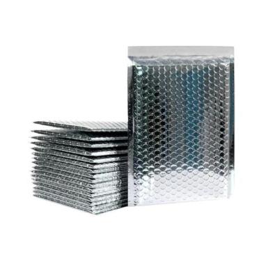 Imagem de Envelopes De Bolha Banhados a Alumínio Prateado, 20 Peças, À Prova D'á