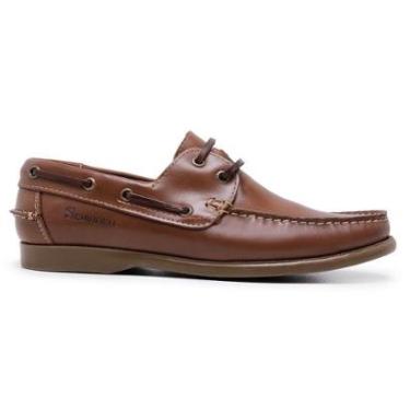 Imagem de Mocassim masculino Dockside de Couro Schiareli 606 Macio Moderno-Masculino
