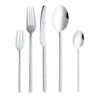 Imagem de Faqueiro Veneza 30 Peças Aço Inox Prata Wolff.