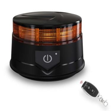 Imagem de Luz de farol de controle remoto Agrieyes Amber 13x13x8 cm