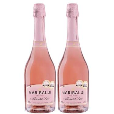 Imagem de Kit 2 Espumante Garibaldi Moscatel Rosé 750ml - Vinicula Garibaldi