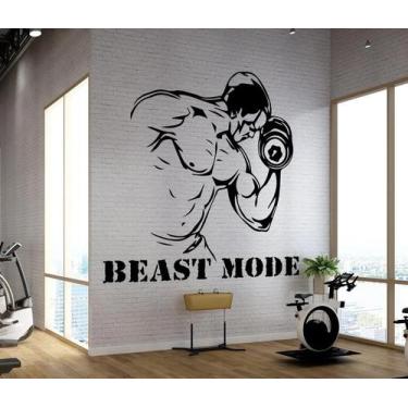 Imagem de Adesivo de parede  academia e musculação  - Ambiente dekorado, 40cm, p