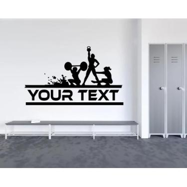 Imagem de Adesivo de parede  academia e musculação  - Ambiente dekorado, 50cm, p