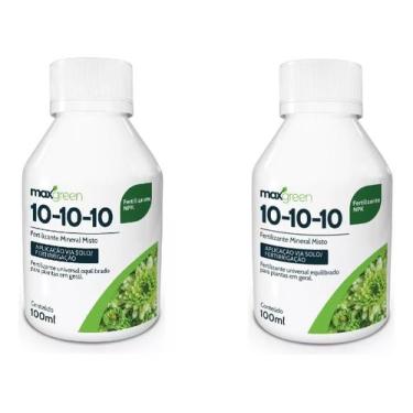 Imagem de 02 Adubo Fertilizante Forth Jardim Maxgreen 10-10-10 100ml