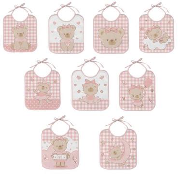 Imagem de Babador Felpudo 20,5 cm x 22 cm 3 Unidades Bublim, Ursa