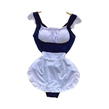 Imagem de Vestido De Noite Sem Mangas Em Renda Floral Para Mulheres, Com Tanga, 