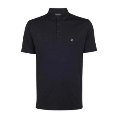 Imagem de Camiseta Polo Individual Pima Básica Slim Comfort Preto-Masculino