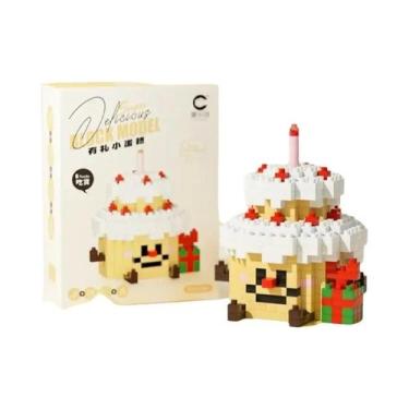 Imagem de Blocos De Montar Mini Brinquedo De Quebra-Cabeça De Abacate, Abacaxi, 