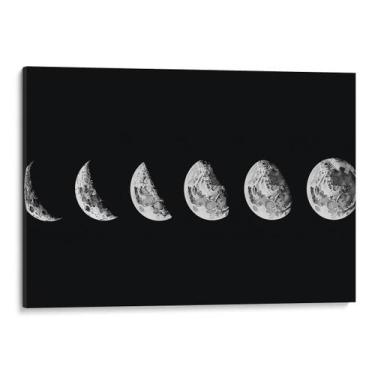 Imagem de Quadro decorativo Fases da Lua Ascendente Pintura - Art Canvas, 160 x 