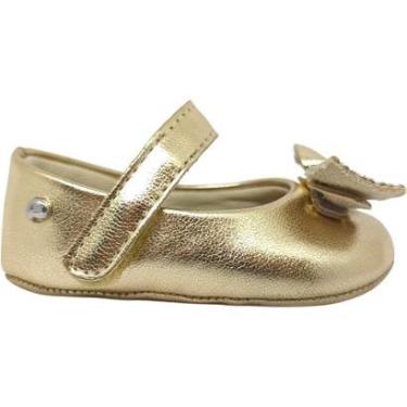 Imagem de Sapatilha Infantil Menina Casual Social Dia Dia Passeio Com Laço E Strass Anatômica Pampilli 379.742-Feminino