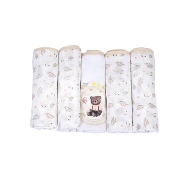 Imagem de Fralda de Pano Muito Mimo - Pacote com 5 Unidades