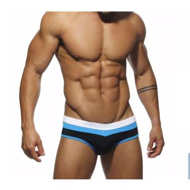 Imagem de Sunga slip recortada  varias cores - AA COLLECTION CURITIBA, Preto, Az