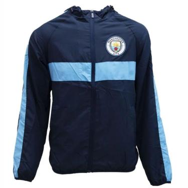 Imagem de Jaqueta Corta Vento Casaco Masculino Manchester City Azul SPR-Masculino