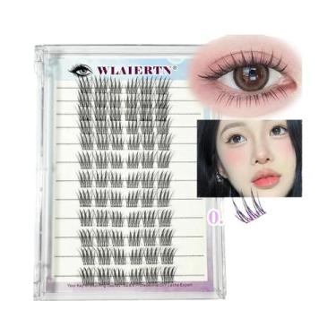 Imagem de Cílios Postiços 3D Segmentados Reutilizáveis, Espessos, Naturais, Com 