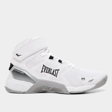 Imagem de Tênis Everlast Cano Médio Monster 4, Branco, Cinza, 42