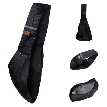 Imagem de Bolsa de Transporte Cao Gato Bag Canguru Animal Malha Respiravel Tecido Confortavel Resistente Tira de Ombro
