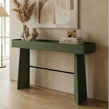 Imagem de Aparador para Sala 136cm com Travessa em Metal 100% MDF - Casa Lar Inc