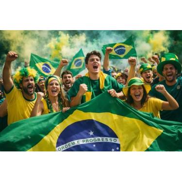 Imagem de Bandeira Do Brasil 2m X 1,45 - 1 Lado - CLA, Brasil