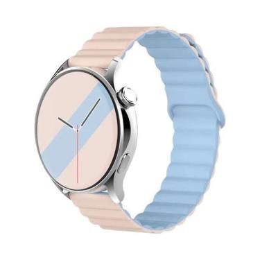 Imagem de Pulseira De Silicone Magnética De 20mm 22mm Para Samsung Galaxy Watch 